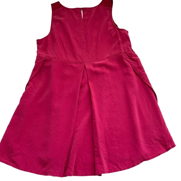 MADEWELL Sunbask Pink Silk Sleeveless Blouse Top - Picture 4 of 15